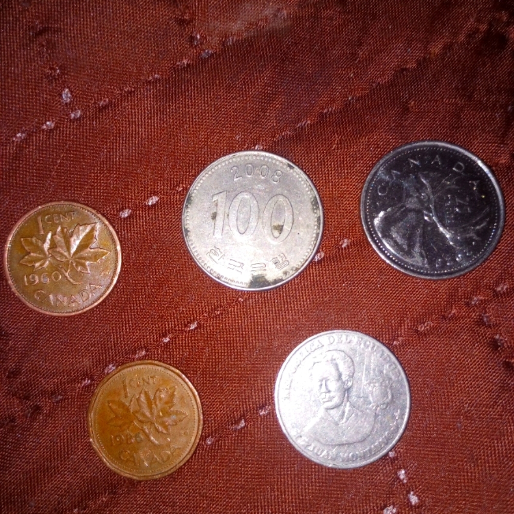 Foreign coins